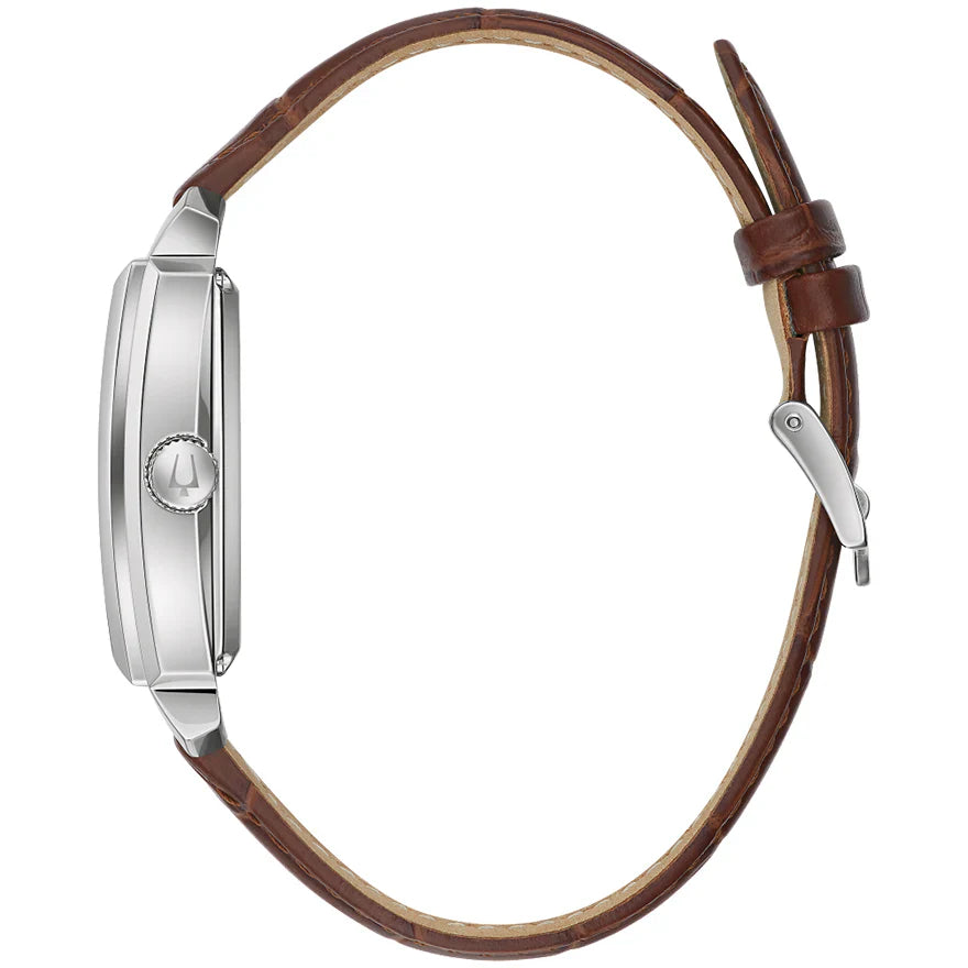 96A268 Reloj Bulova Sutton de hombre correa de piel 33 mm