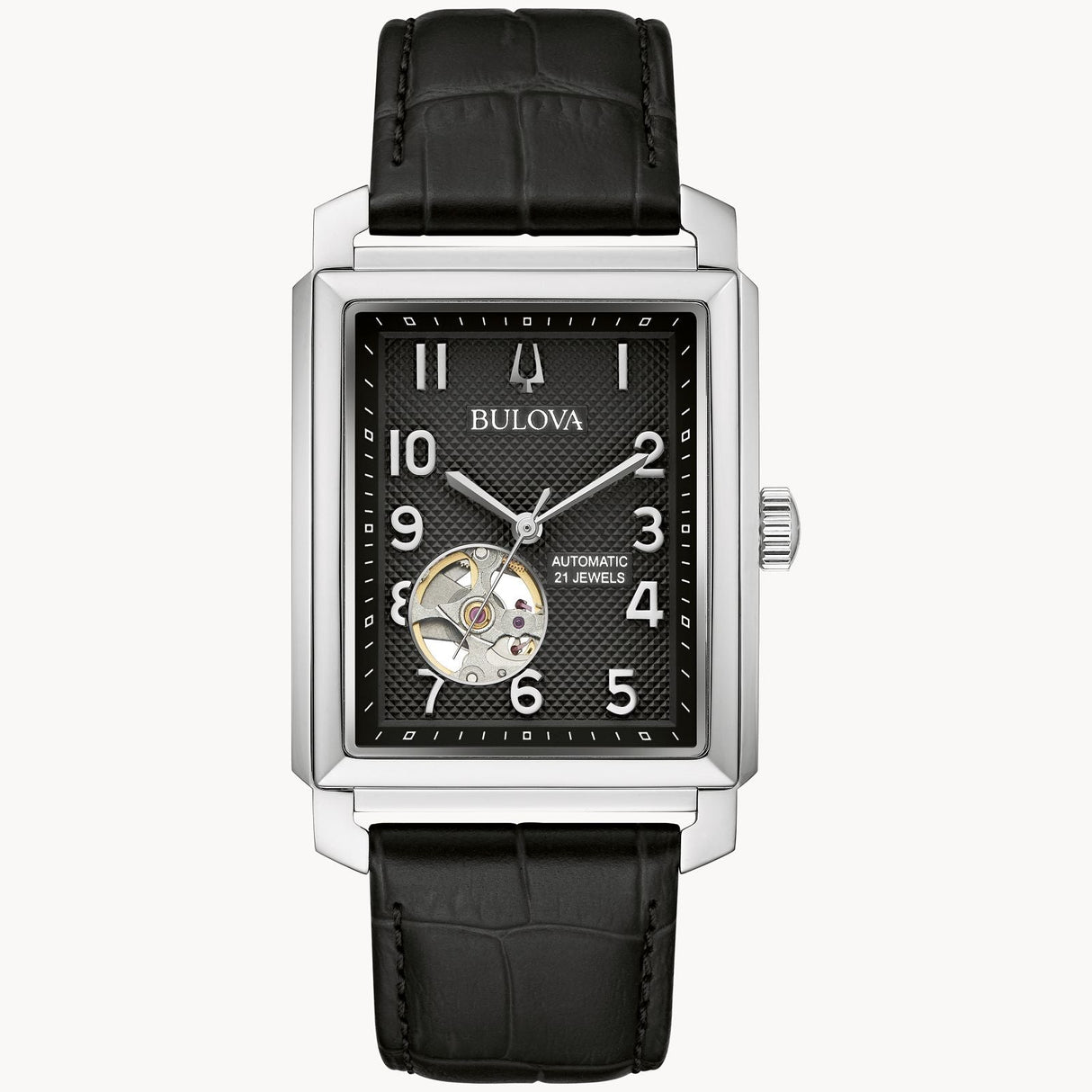 96A269 Reloj Bulova Sutton de hombre banda de cuero 33 mm