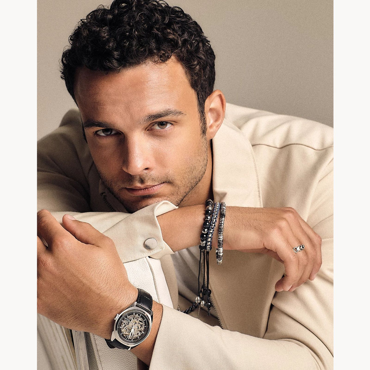 96A310 Reloj Bulova Surveyor de caballero correa de piel