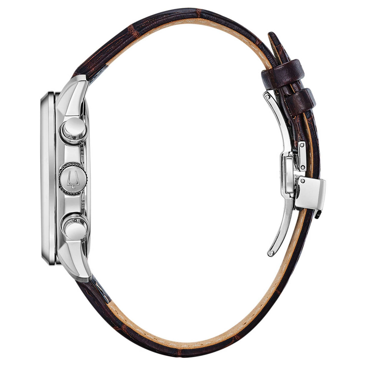 96B311 Reloj Bulova Sutton Big Date de caballero banda de cuero 44 mm