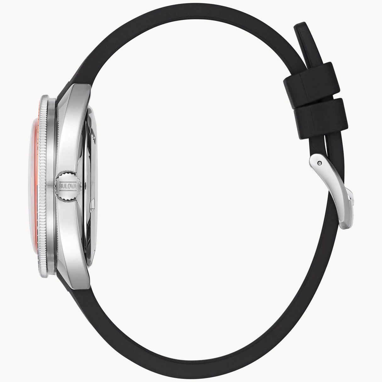 96B350 Reloj Devil Diver de hombre pulsera de caucho 41 mm