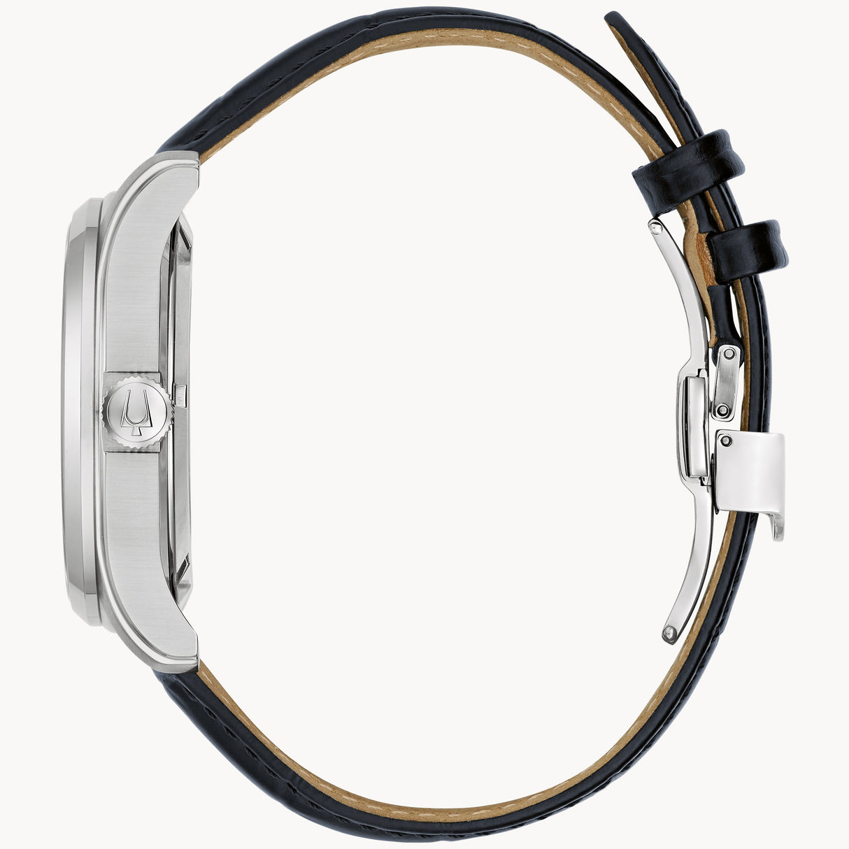 96B385 Reloj Bulova Wilton de hombre pulsera de cuero 43 mm