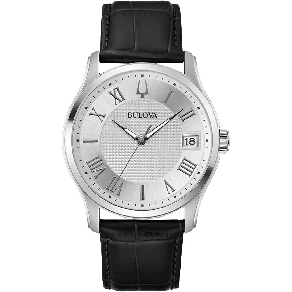 96B388 Reloj Bulova Wilton de hombre banda de piel 41 mm