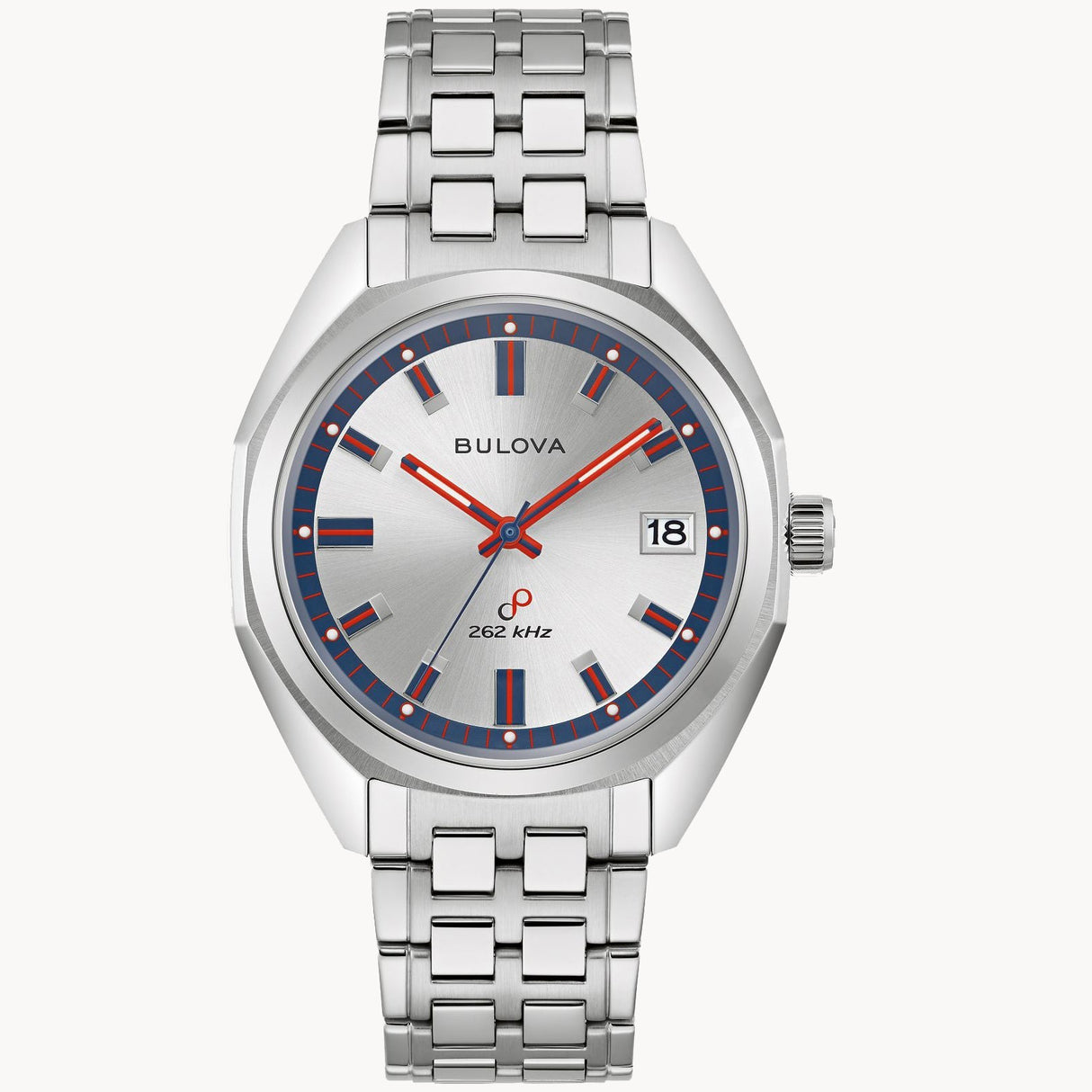 96B400 Reloj Bulova Jet Star de hombre pulsera de metal 40 mm