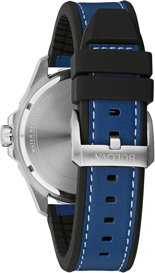 96B419 Reloj Bulova Marine Star de hombre banda de piel