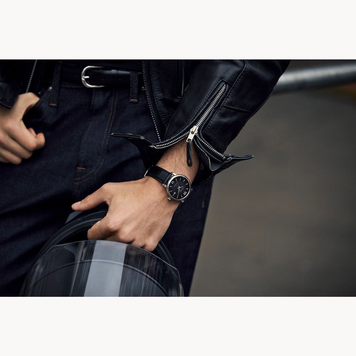 96B441 Reloj Bulova Hudson de caballero pulsera de cuero