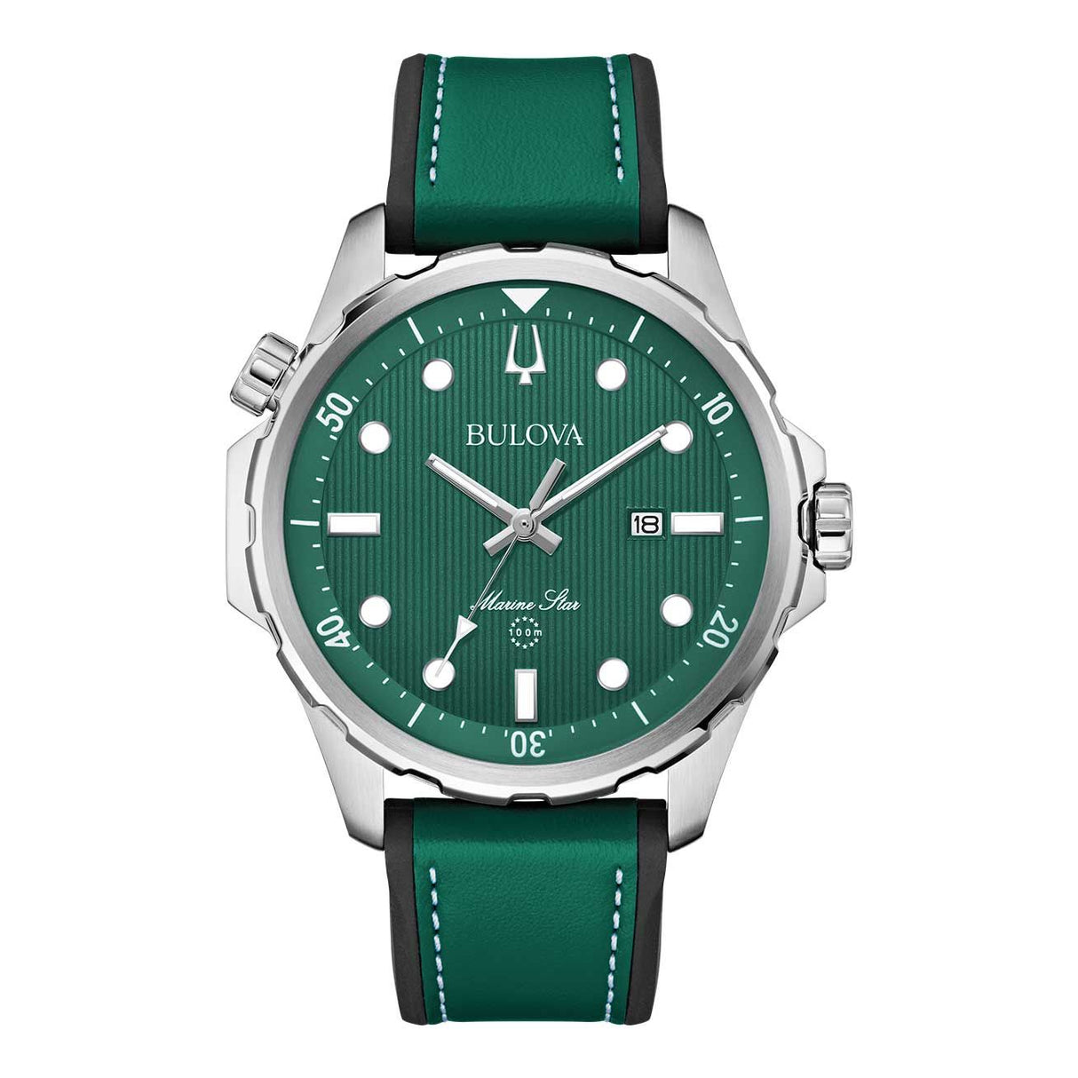 96B449 Reloj Bulova Marine Star de hombre pulsera de cuero