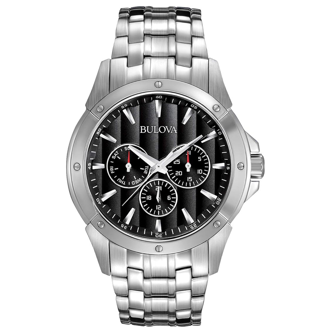 96C107 Bulova Classic de hombre pulsera de metal análogo