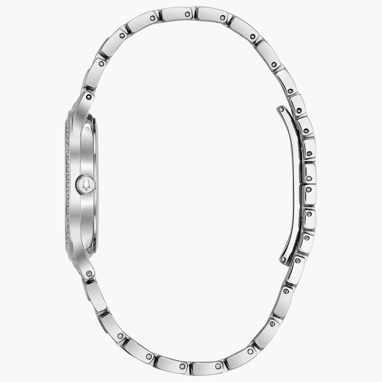 96L243 Reloj Bulova Phantom Crystal de mujer correa de metal