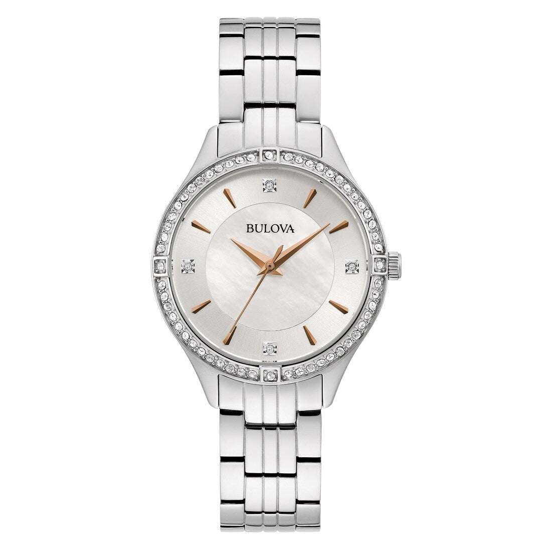96L283 Reloj Bulova Classic de mujer pulsera de metal 32 mm