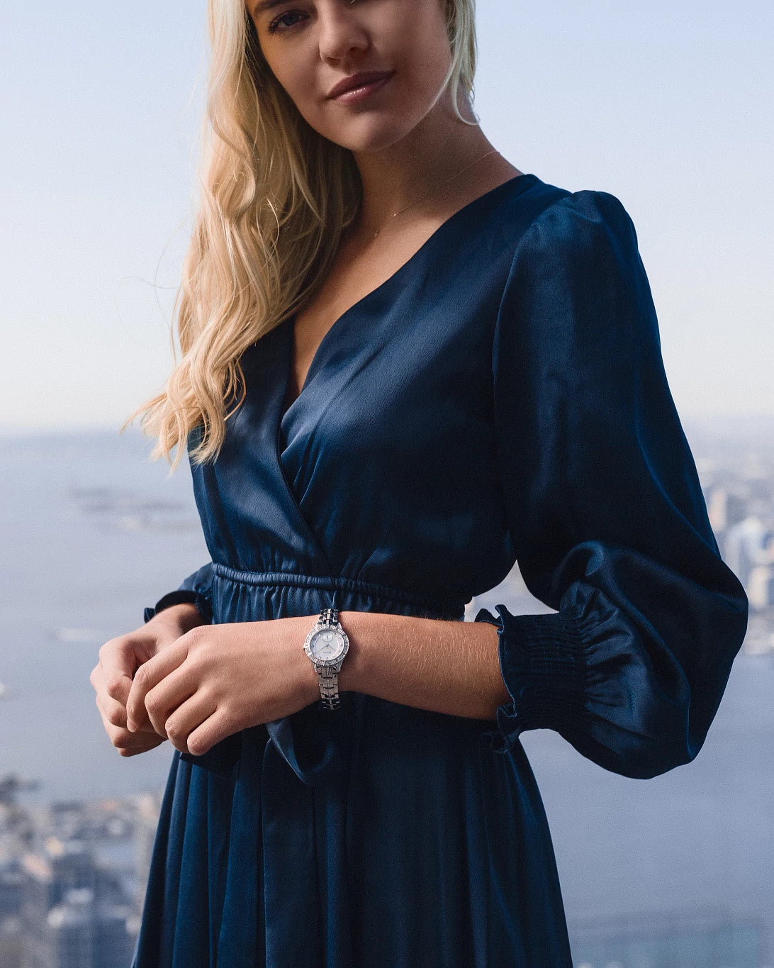 96L291 Reloj Bulova Phantom Crystal de señorita correa de metal