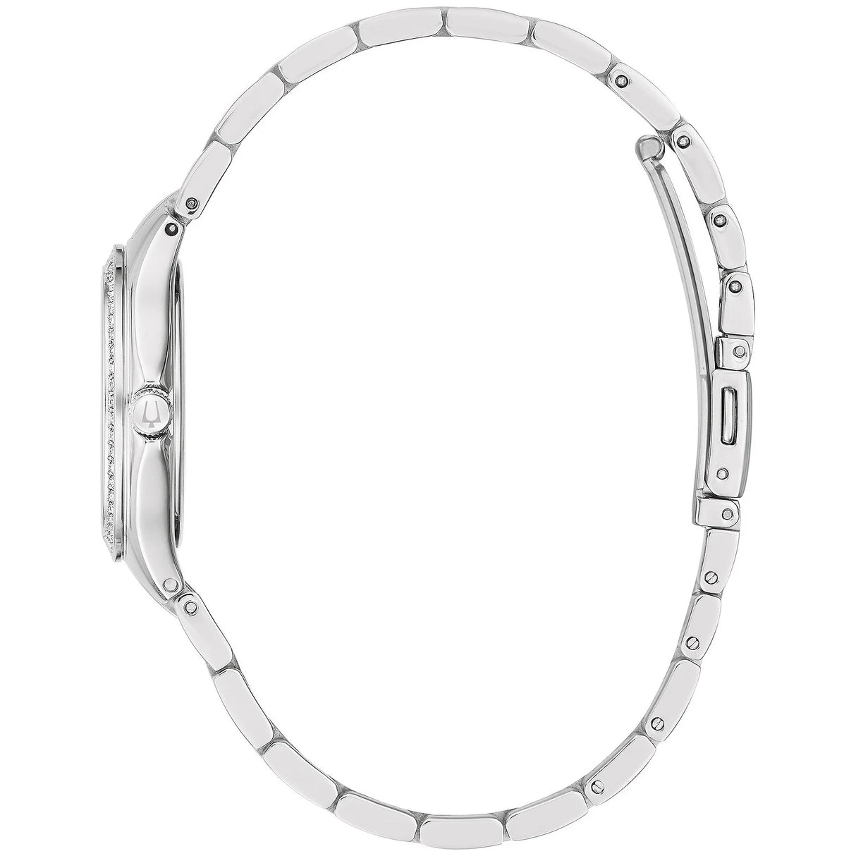 96L300 Reloj Bulova Crystal de mujer pulsera de metal 30 mm