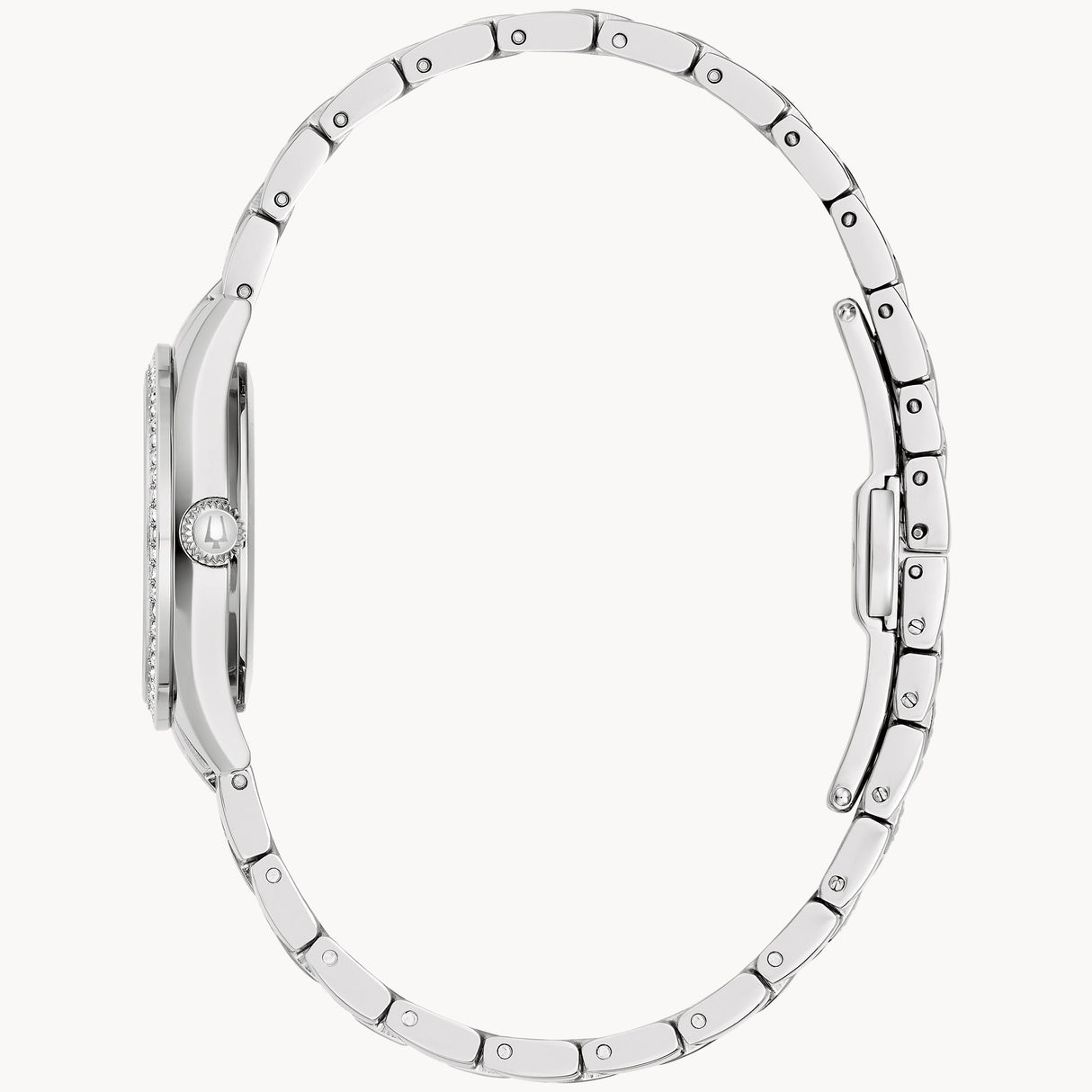 96L311 Reloj Bulova Crystal de dama pulsera de metal