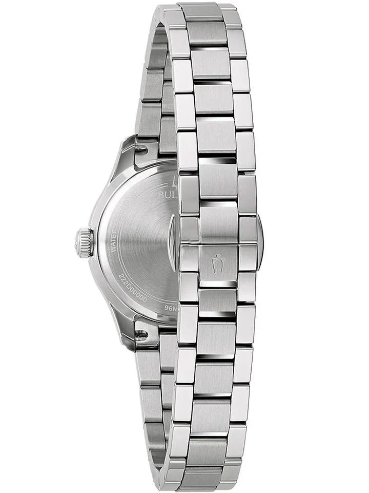 96M163 Reloj Bulova Wilton de mujer correa de metal