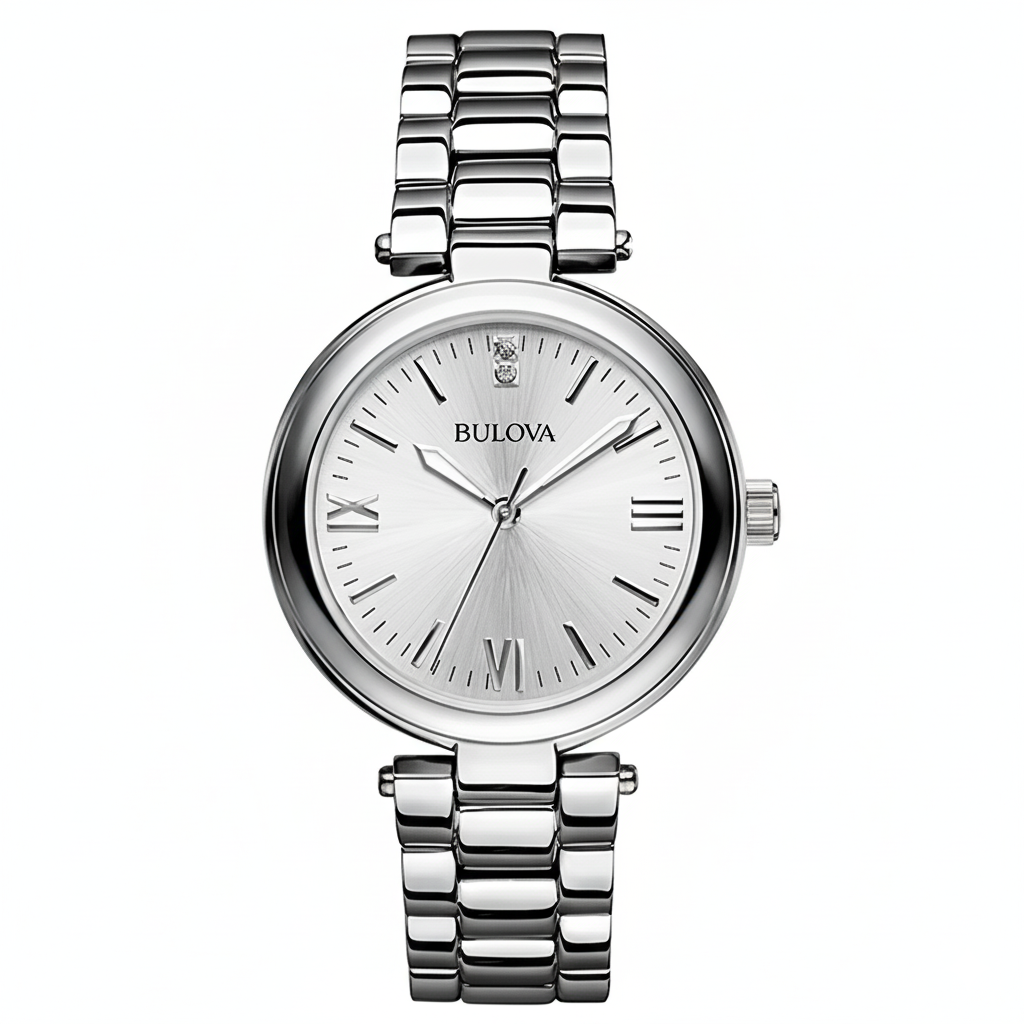 96P151 Reloj Bulova Diamond de mujer correa de metal