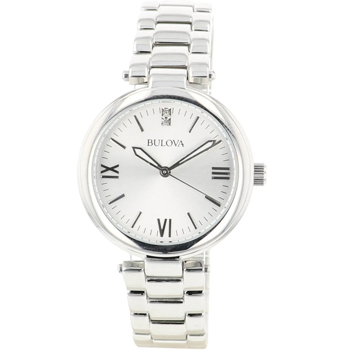 96P151 Reloj Bulova Diamond de mujer correa de metal