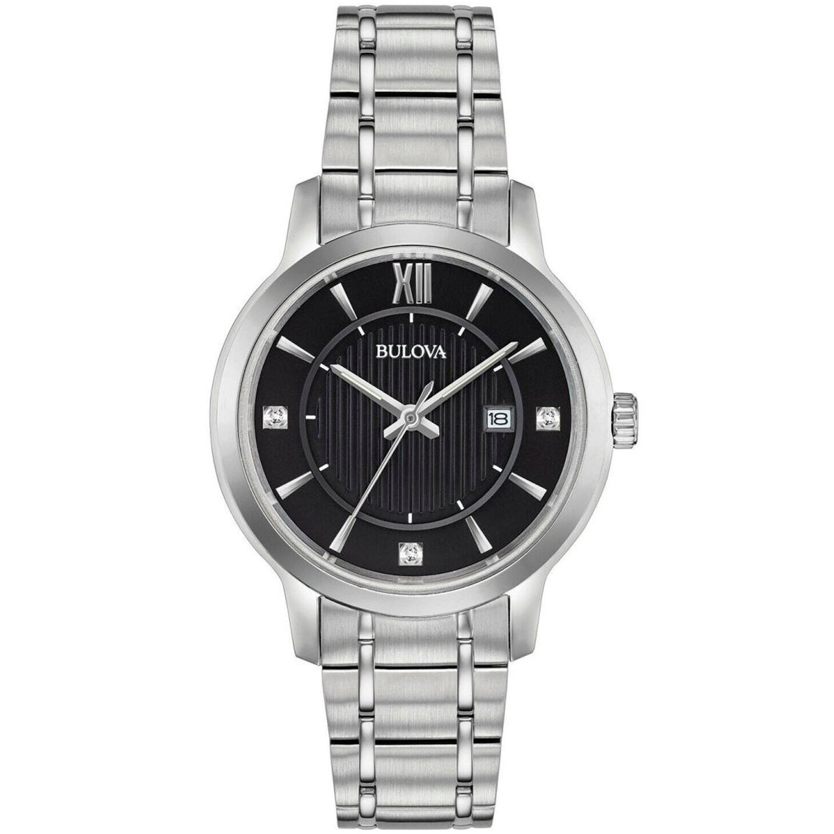 96P185 Reloj Bulova Diamond con Funda Brillo