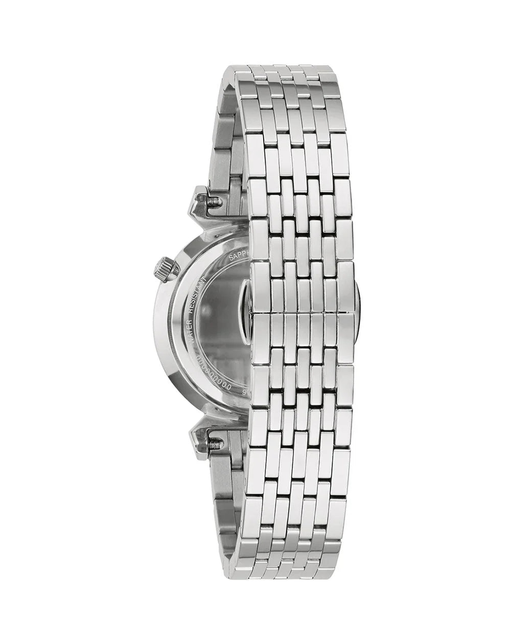 96P216 Reloj Bulova Regatta de dama pulsera de metal 30mm