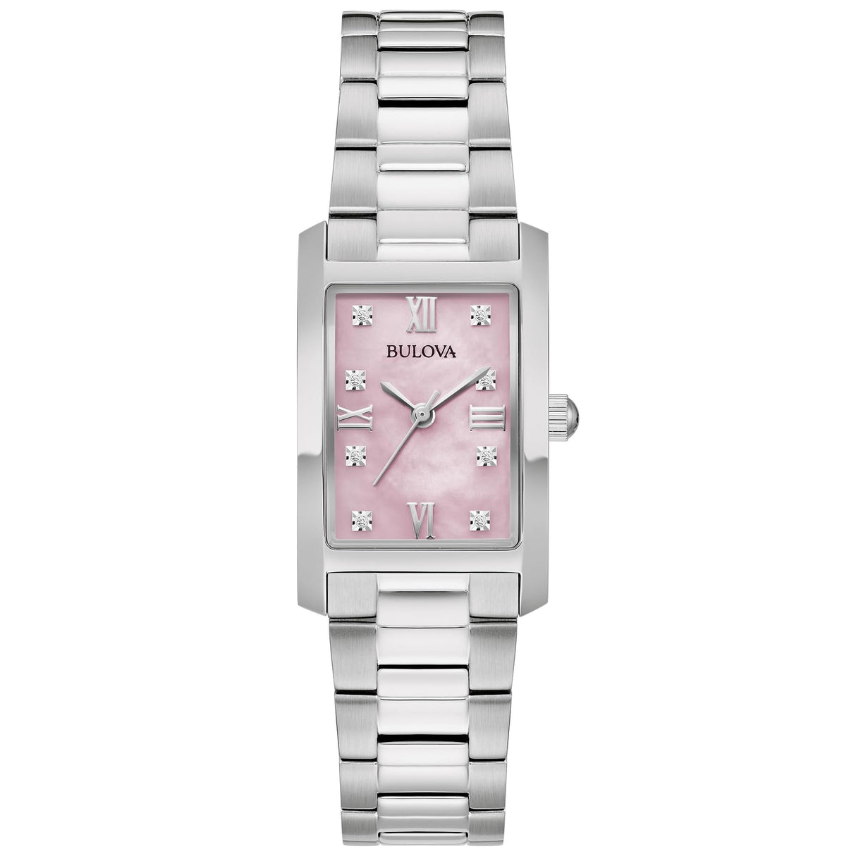 96P258 Bulova reloj de dama pulsera de acero inoxidable