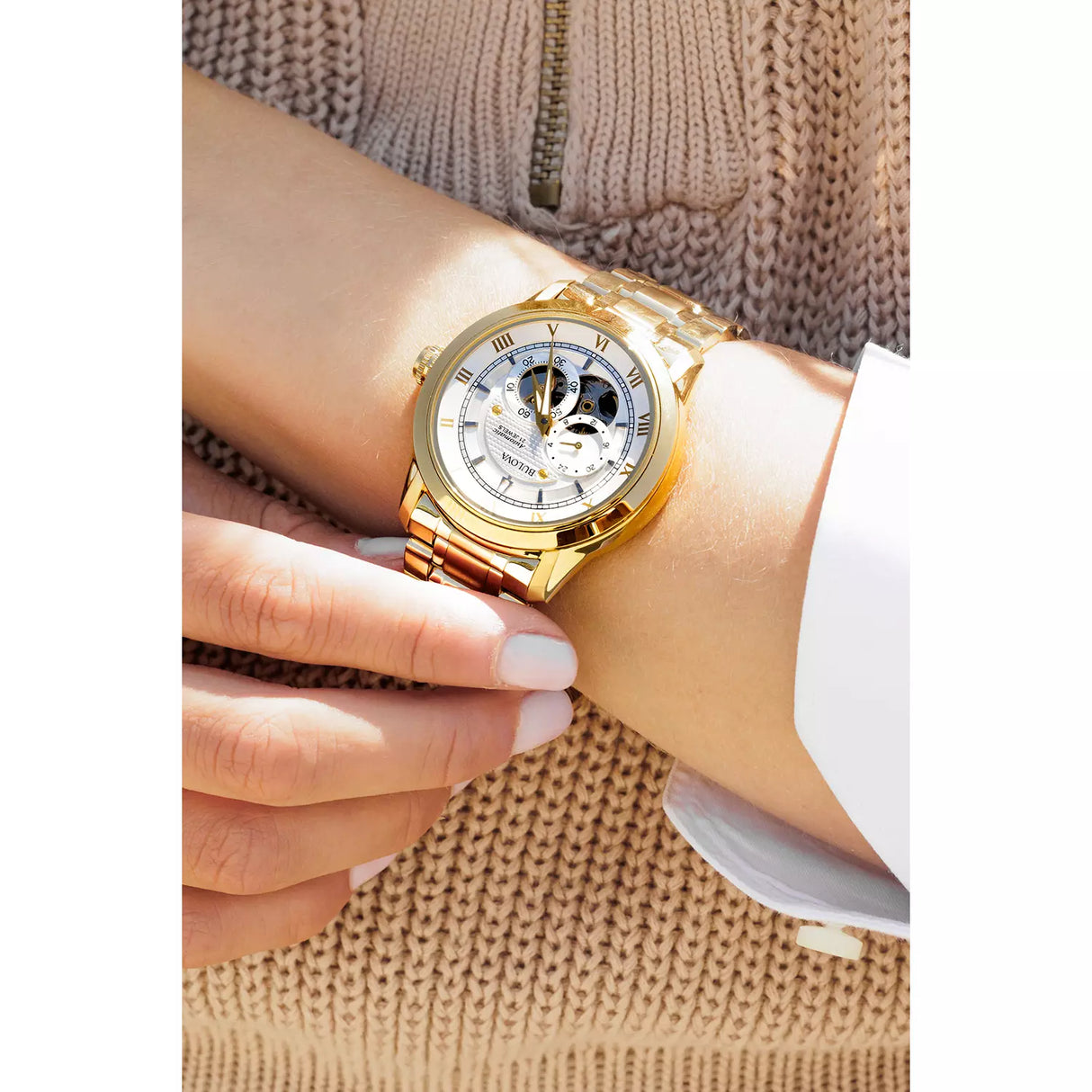 97A108 Reloj Bulova Classic de caballero pulsera de metal