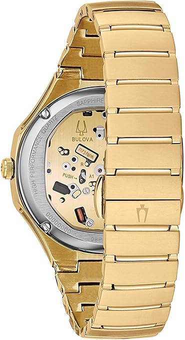 97A144 Reloj Bulova Curv de hombre banda de metal 44mm