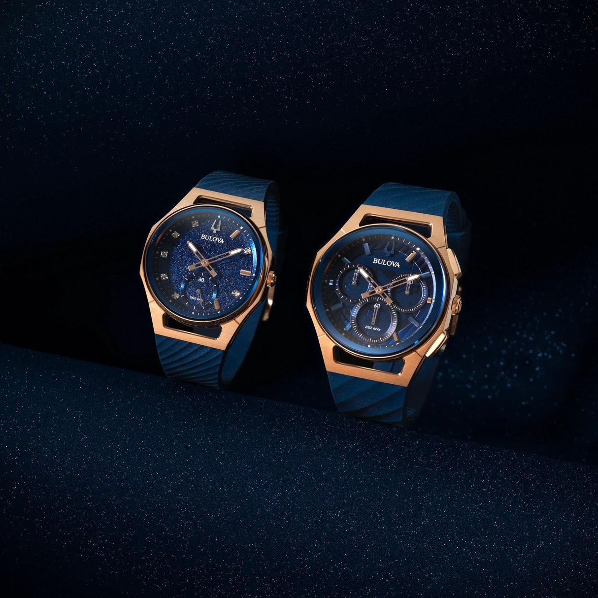 97A185 Reloj Bulova Curv Marc Anthony de hombre banda de resina