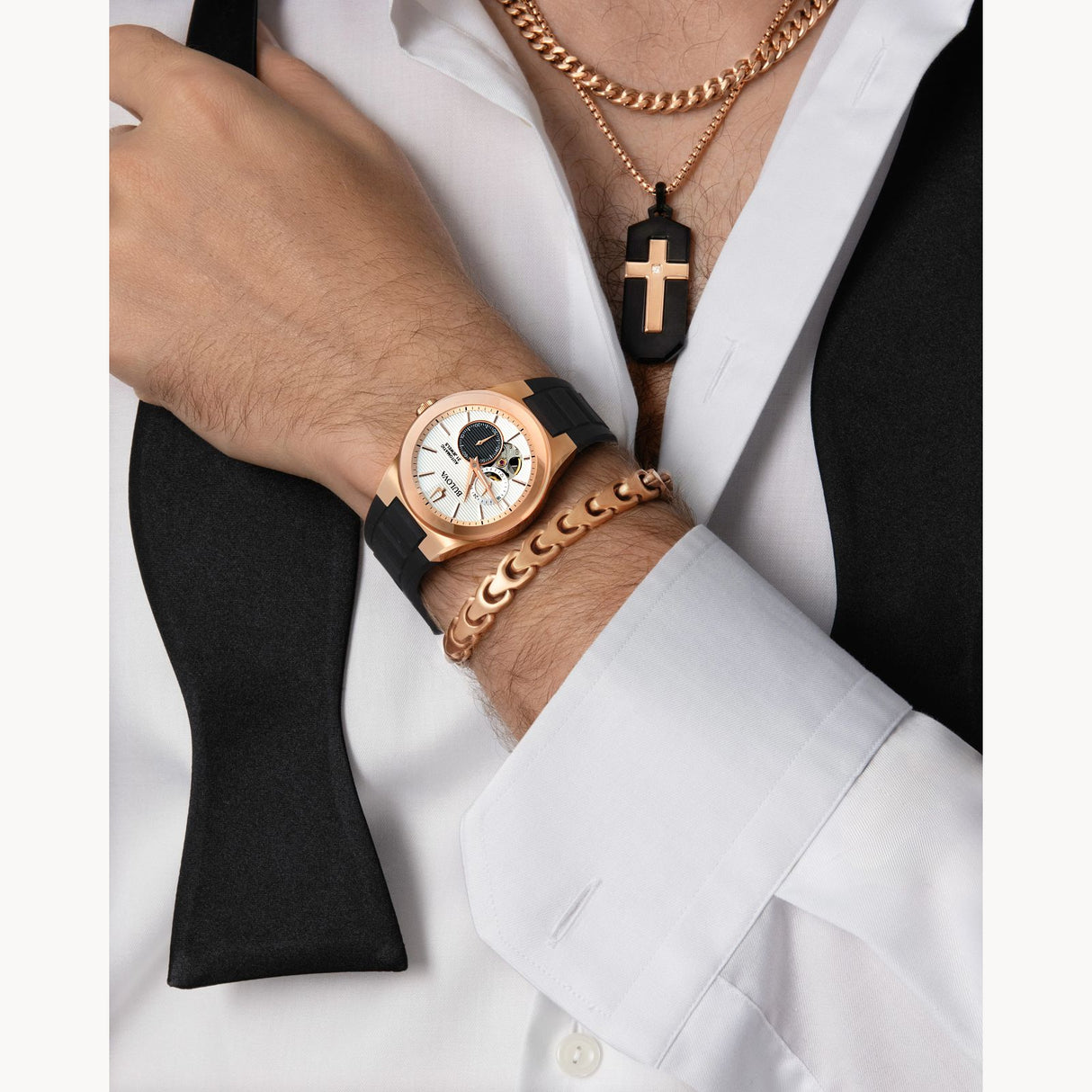 97A186 Reloj Bulova Latin Grammy de hombre banda de resina