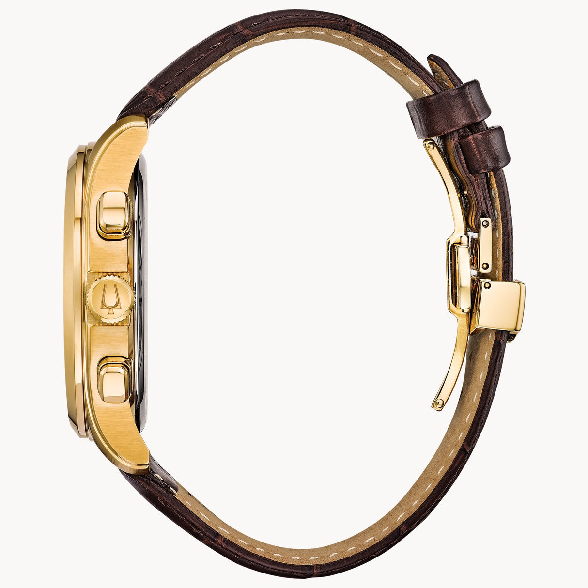 97B169 Reloj Bulova Classic de hombre pulsera de cuero 46 mm