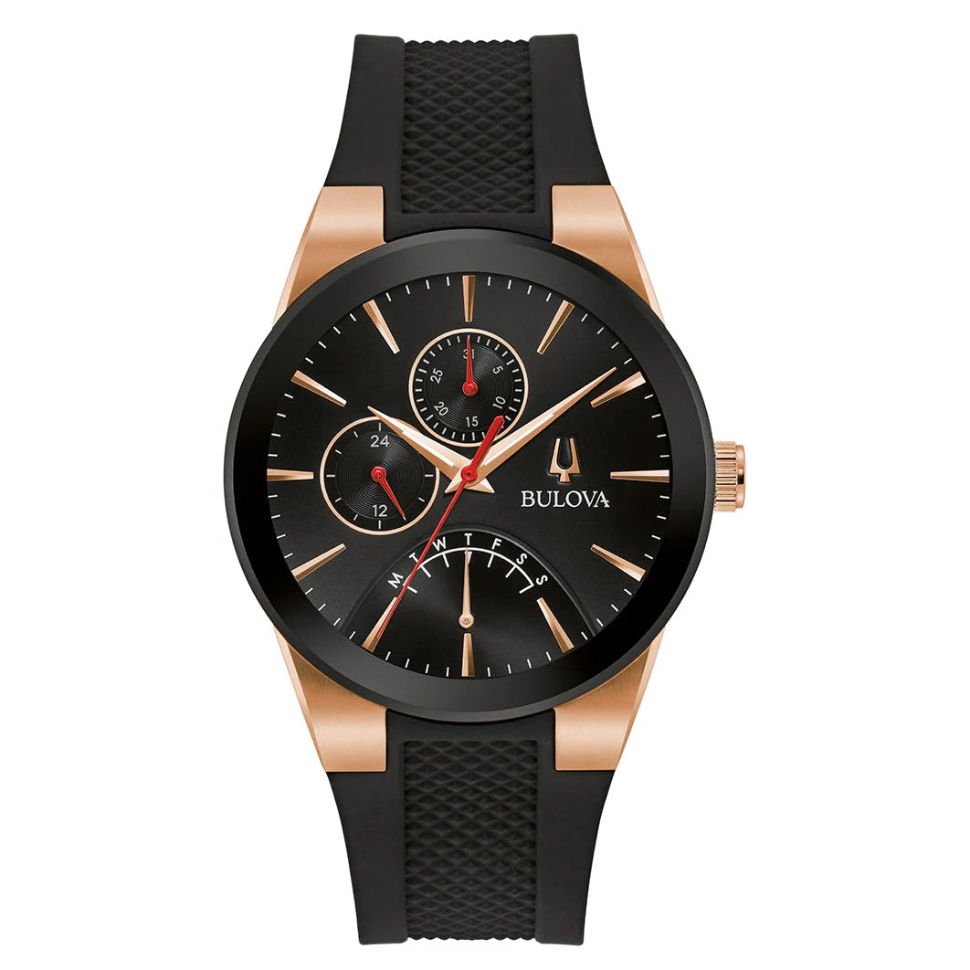 97C111 Bulova Futuro de hombre pulsera de resina