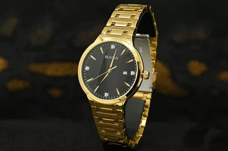 97D122 Bulova de hombre pulsera de metal