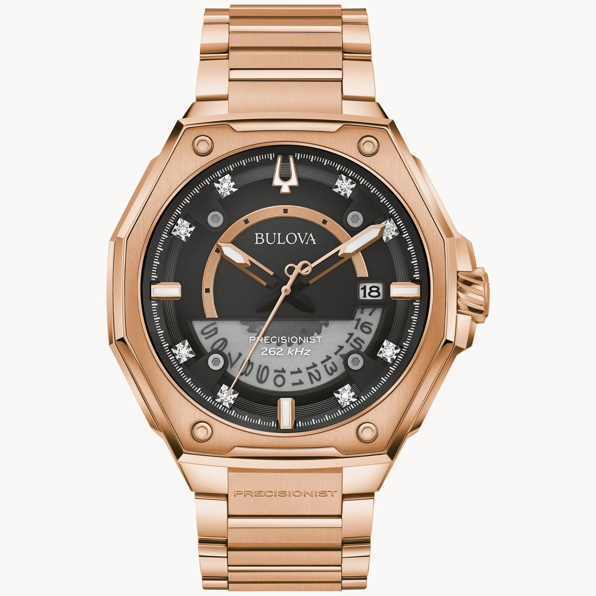 97D129 Reloj Bulova Series X de caballero pulsera de metal