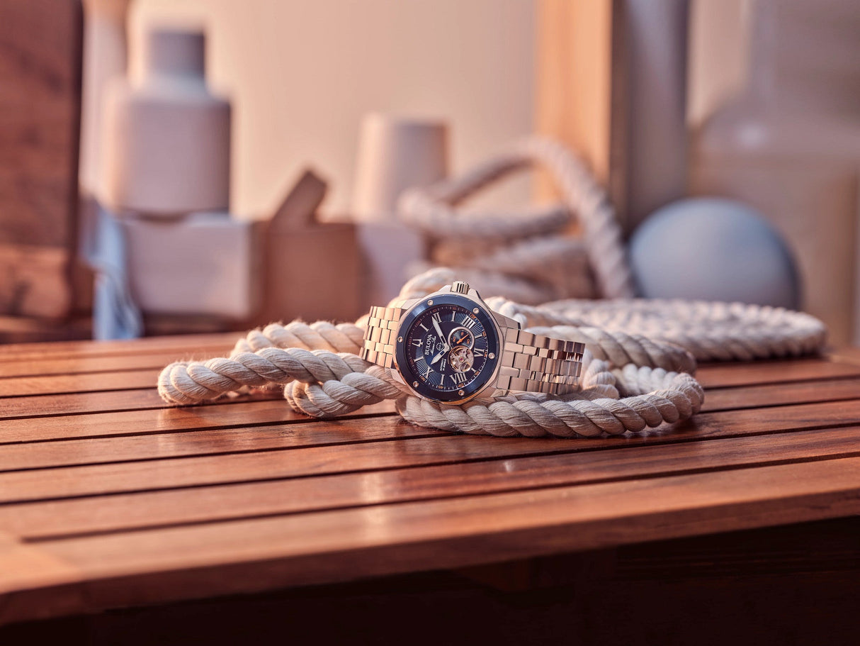 98A302 Reloj Bulova Marine Star Automático de hombre pulsera de metal