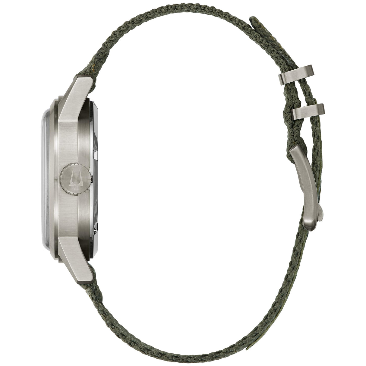 98A307 Reloj Bulova Hack Military de hombre pulsera de tela