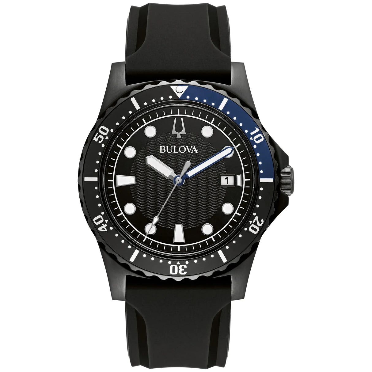 98B159 Reloj Bulova de hombre pulsera de caucho
