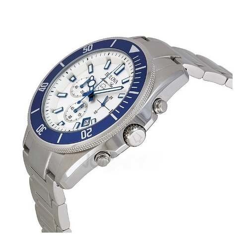 98B204 Reloj Bulova Marine Star de caballero pulsera de metal