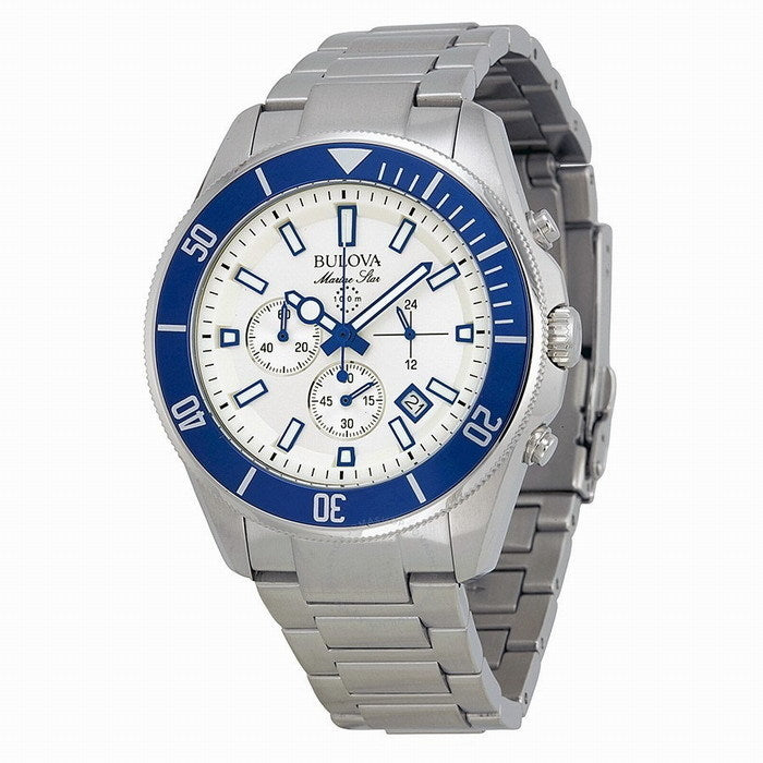 98B204 Reloj Bulova Marine Star de caballero pulsera de metal