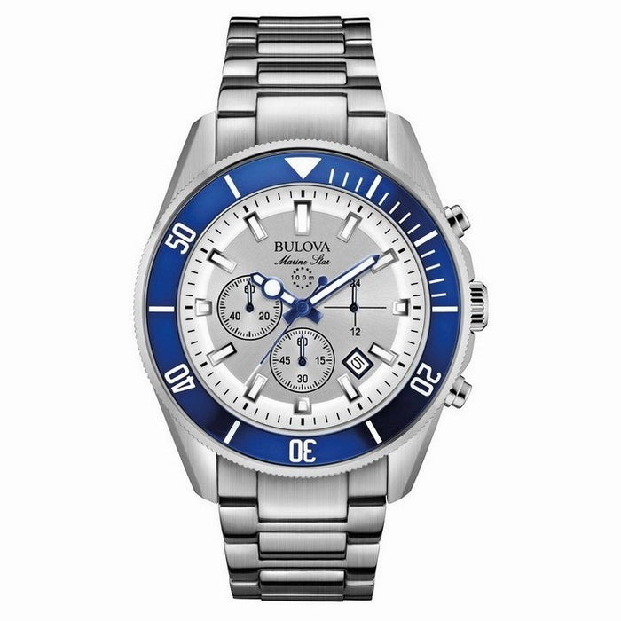 98B204 Reloj Bulova Marine Star de caballero pulsera de metal