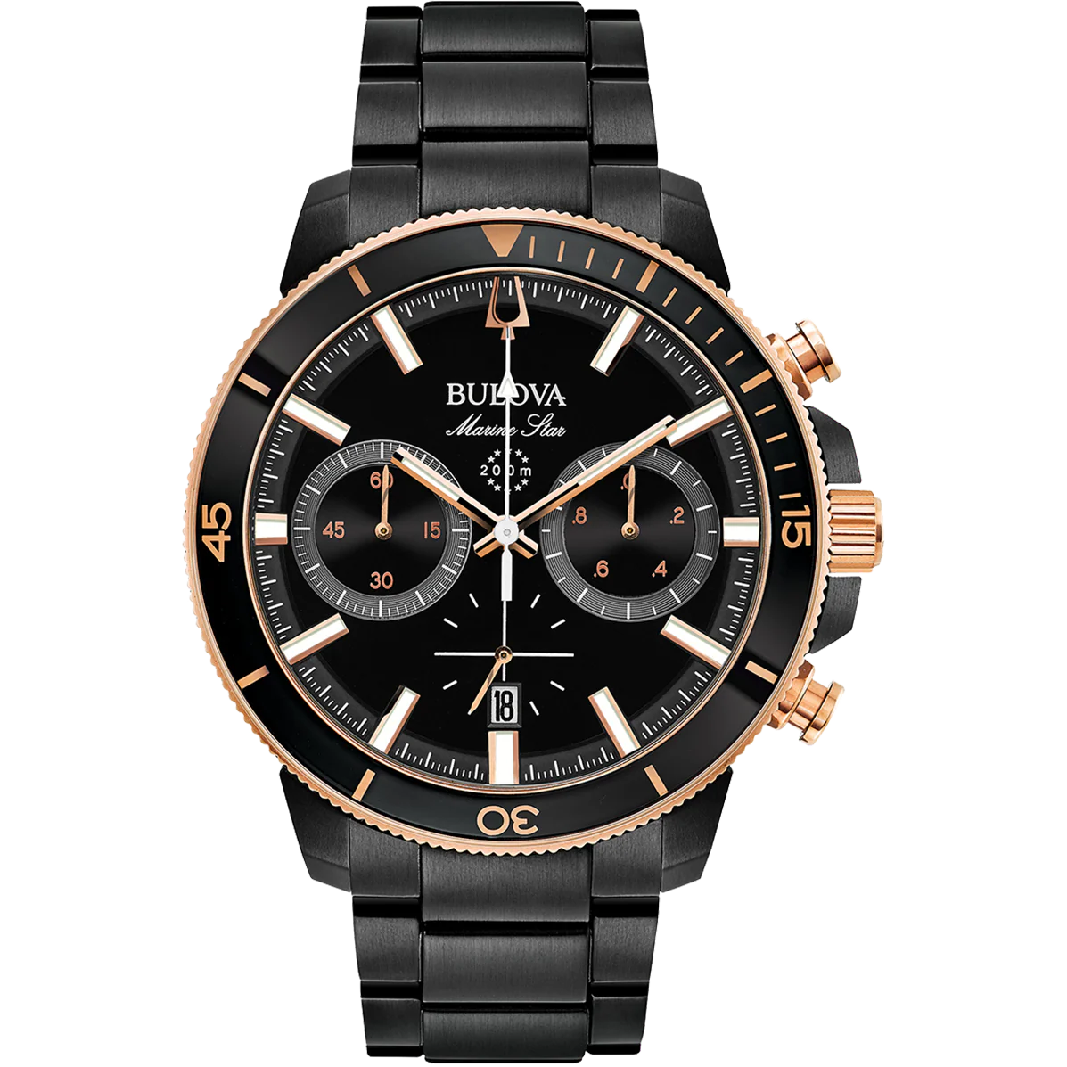 98B302 Reloj Marine Star Series C de hombre pulsera de metal 45 mm