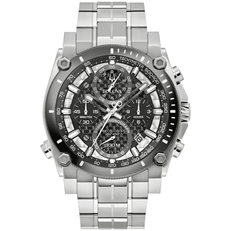 98B405 Reloj Bulova Precisionist de hombre pulsera de metal 47 mm