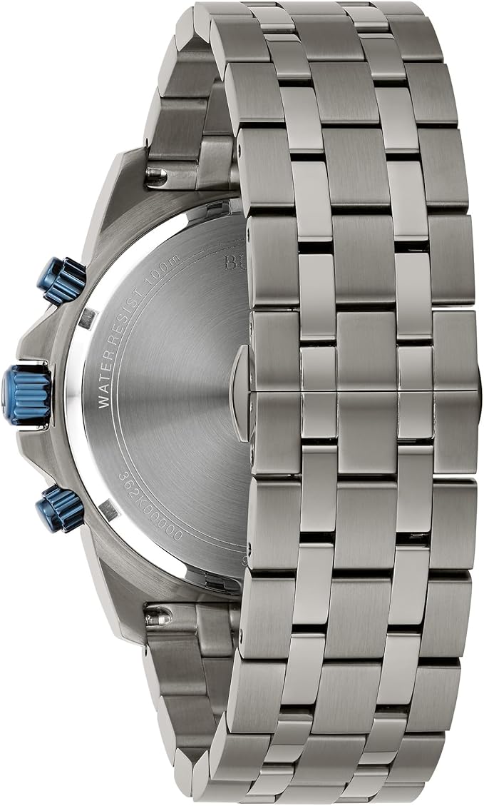98B411 Reloj Bulova Marine de hombre banda de metal