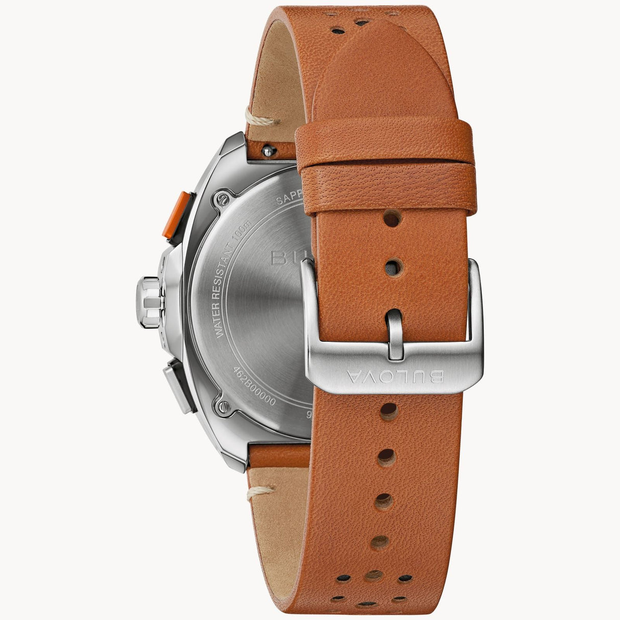 98B427 Reloj Bulova Racer de hombre pulsera de piel 42 mm