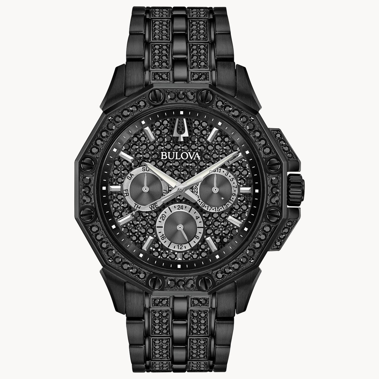 98C134 Reloj Bulova Octava de hombre pulsera de metal 41 mm