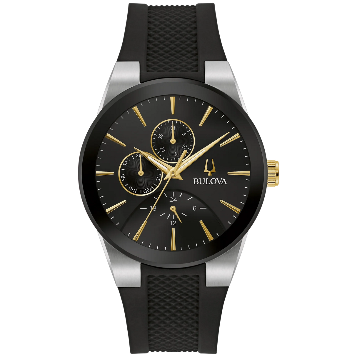 98C146 Reloj Bulova Modern Millenia de hombre corre de resina