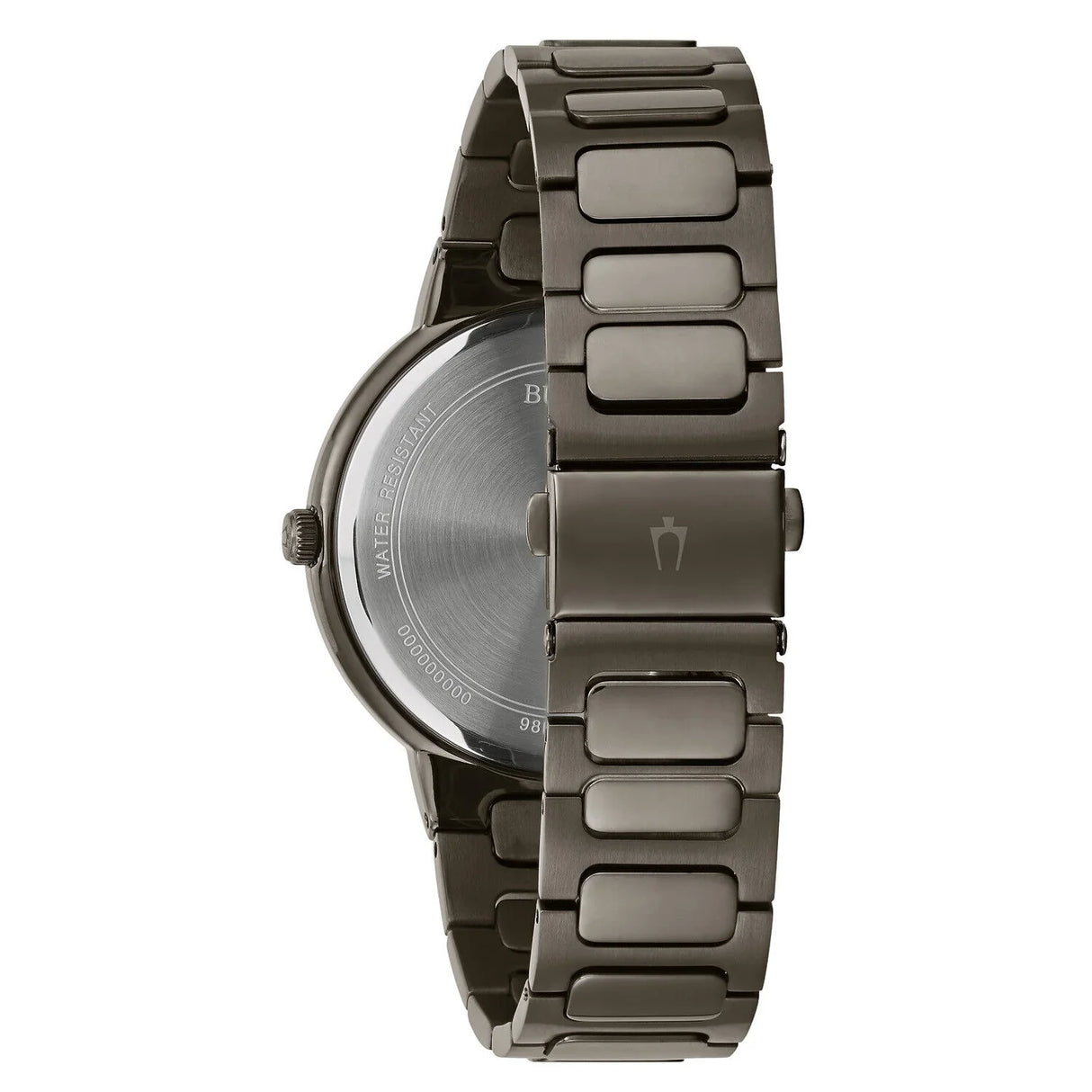 98D162 Reloj Bulova Diamond de hombre pulsera de metal 41 mm