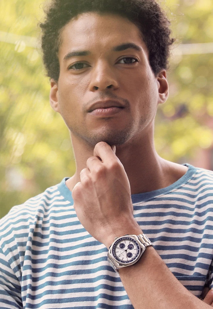 98K112 Reloj Bulova Lunar Pilot de hombre correa de acero inoxidable 43.5 mm