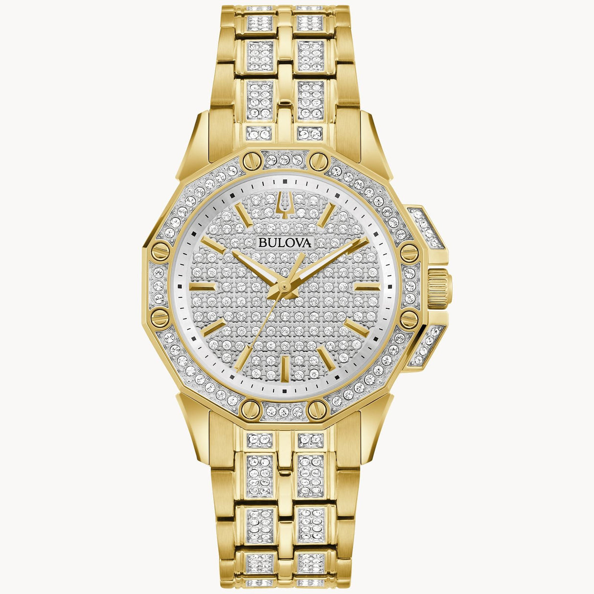 98L302 Reloj Bulova Octava de dama pulsera de metal 34 mm