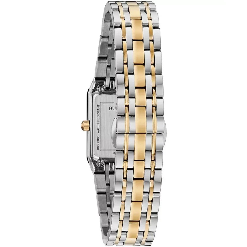 98P185 Reloj Bulova Futuro de mujer pulsera de metal 21 mm