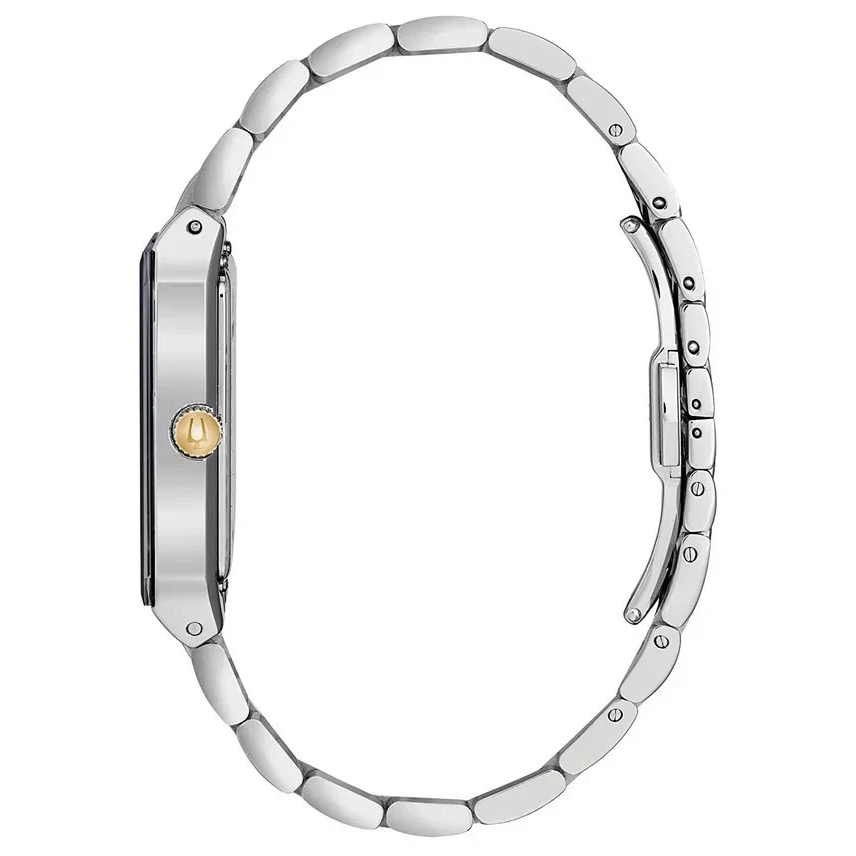 98P185 Reloj Bulova Futuro de mujer pulsera de metal 21 mm