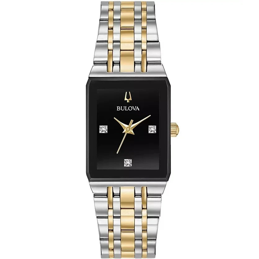 98P185 Reloj Bulova Futuro de mujer pulsera de metal 21 mm