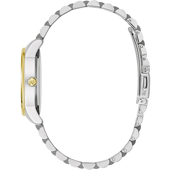 98P197 Reloj Bulova Diamond de mujer pulsera de metal 32 mm